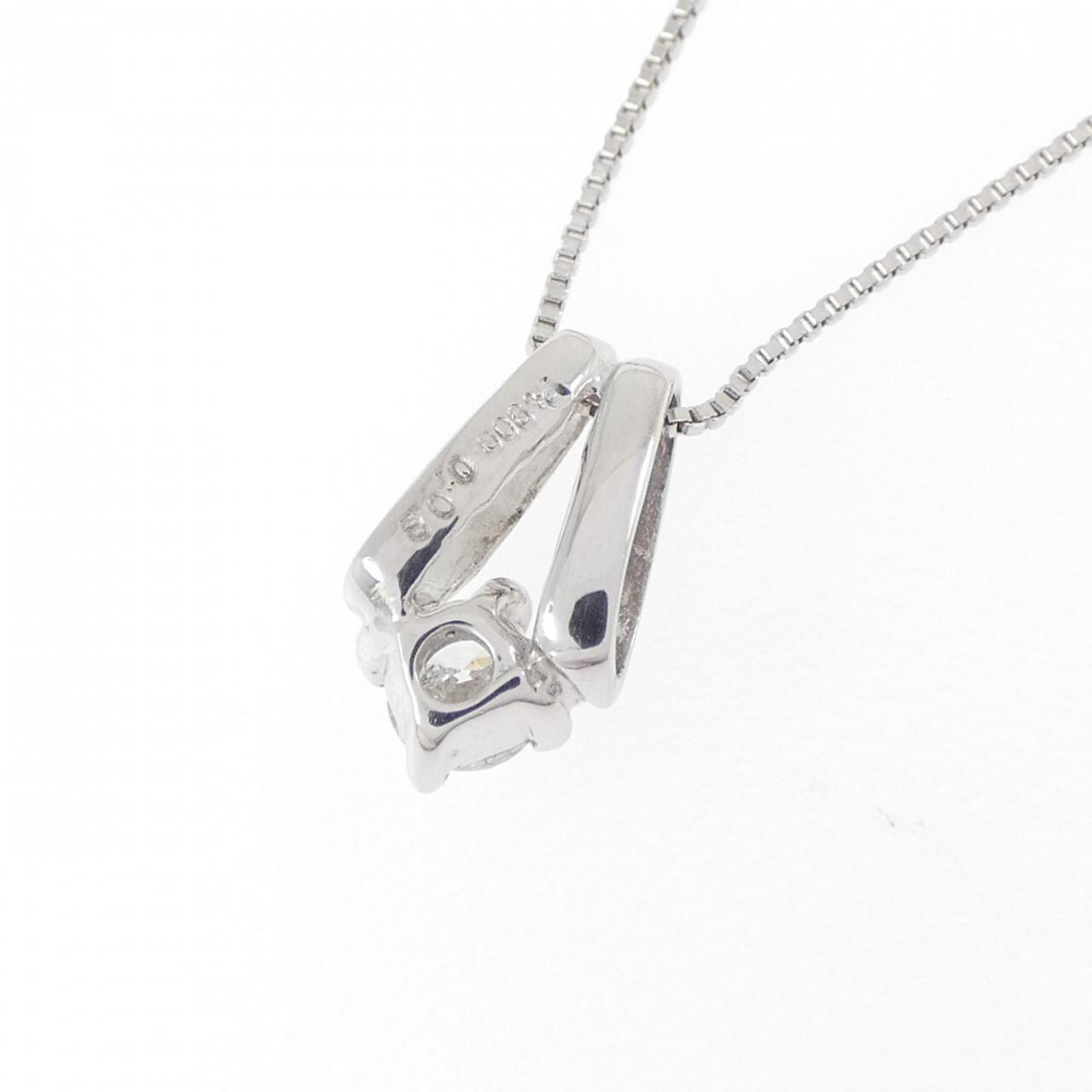 PT900/PT850 ダイヤモンド ネックレス 0.08CT