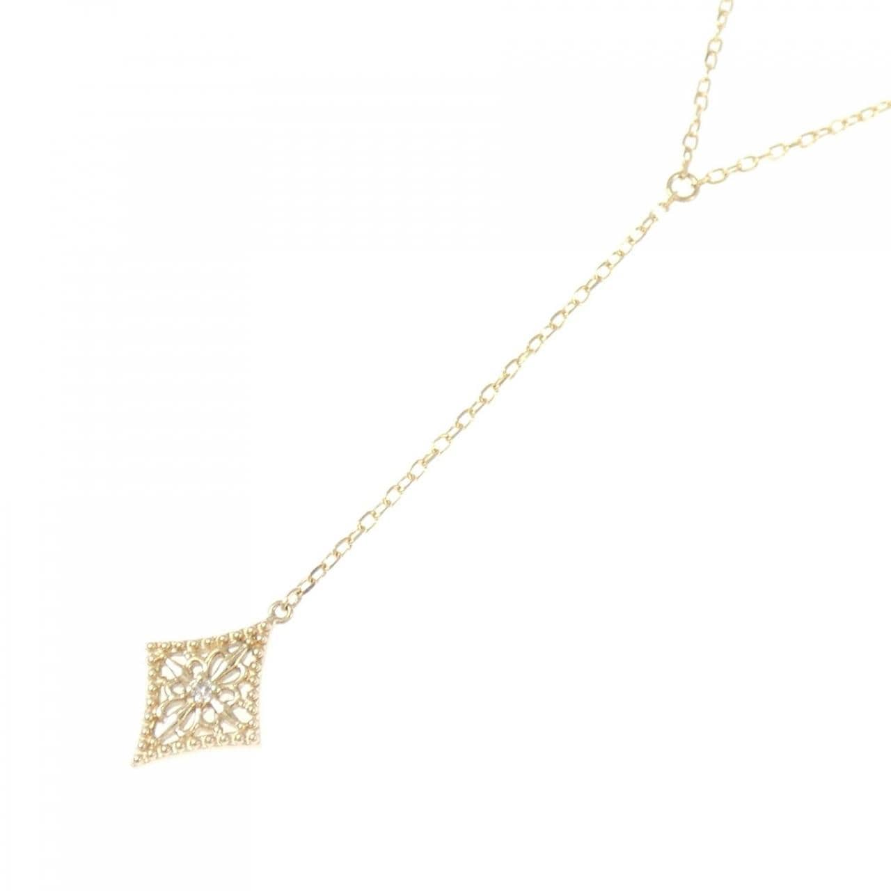 K10YG ダイヤモンド ネックレス