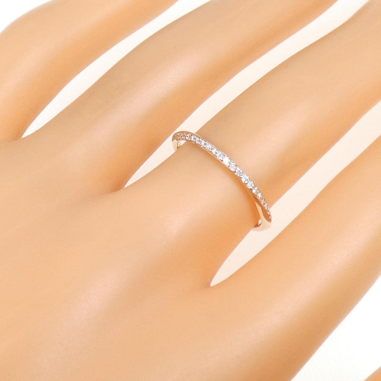 K18PG ダイヤモンド リング 0.12CT