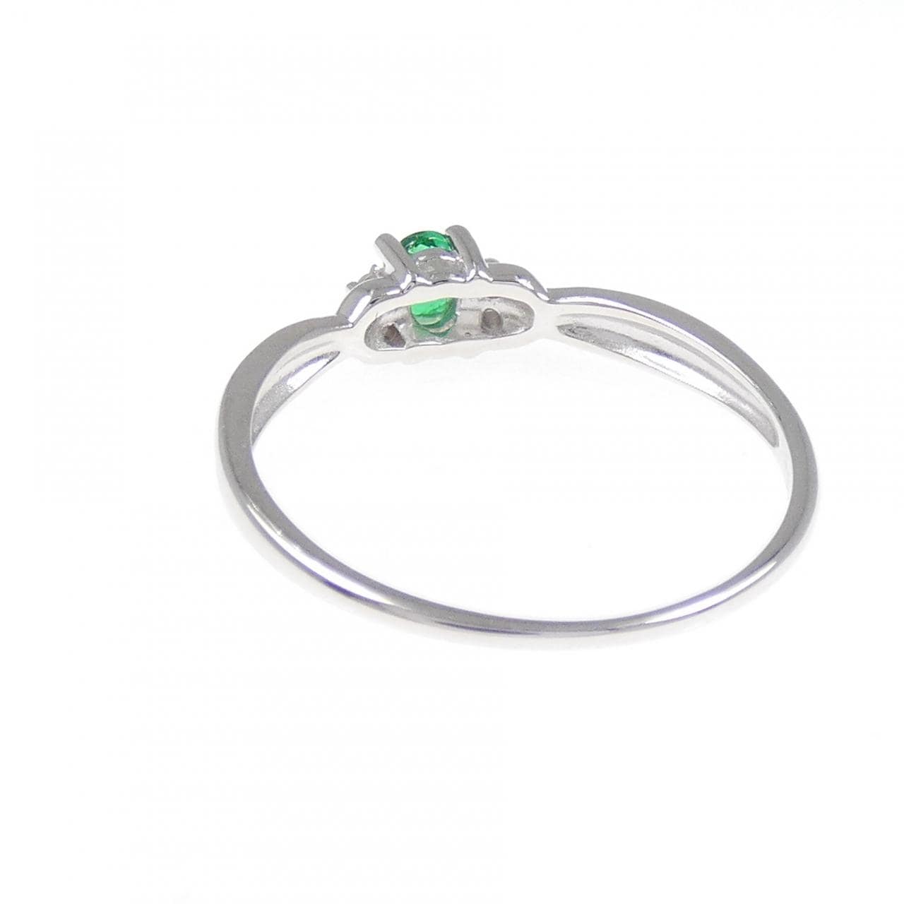 750WG エメラルド リング