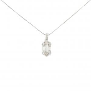 【新品】PT900/PT850 ダイヤモンド ネックレス 0.68CT