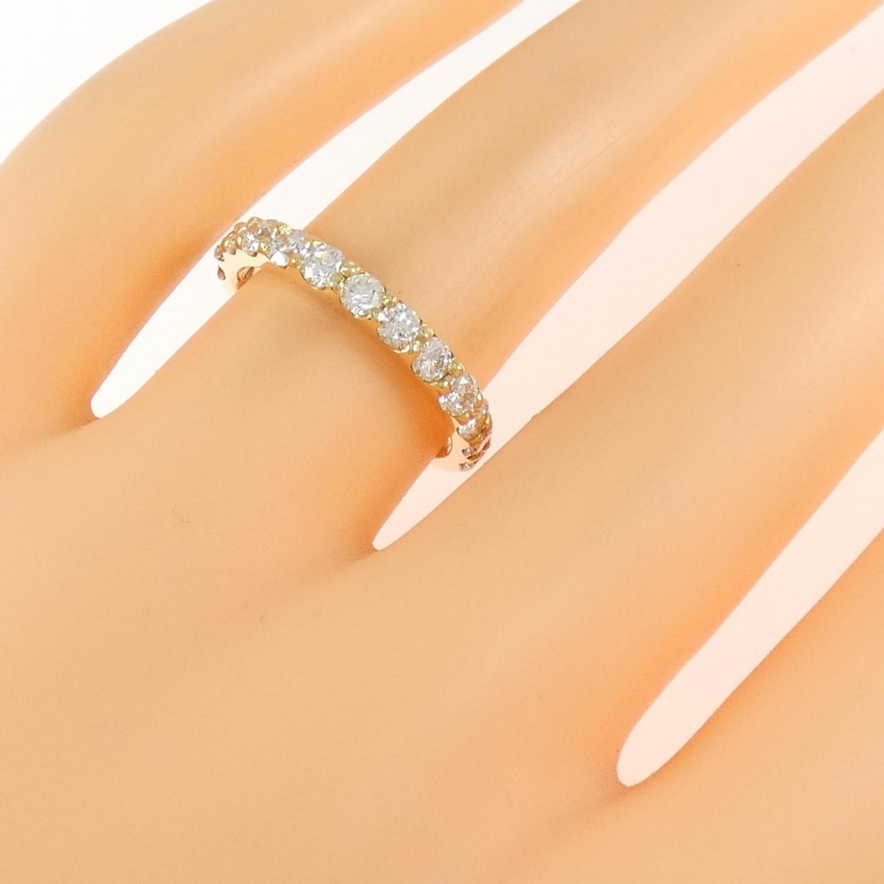 K18YG ダイヤモンド リング 0.89CT