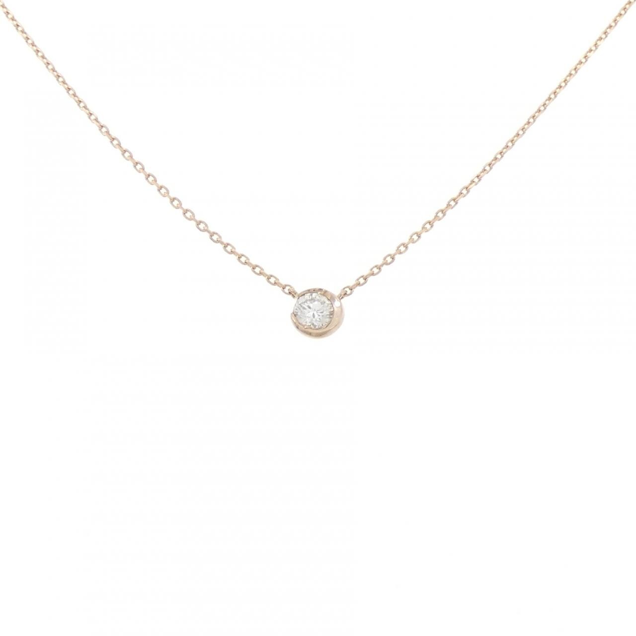 スタージュエリー ムーン セッティング ネックレス 0.10CT