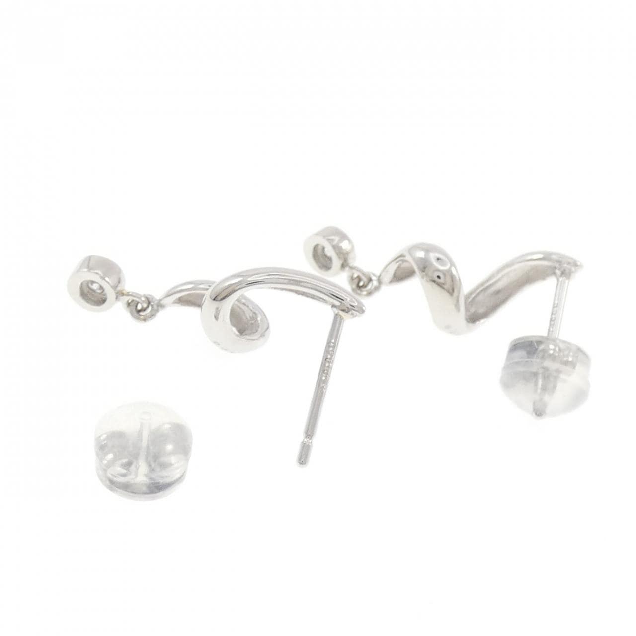 PT850/PT900 ダイヤモンド ピアス 0.06CT