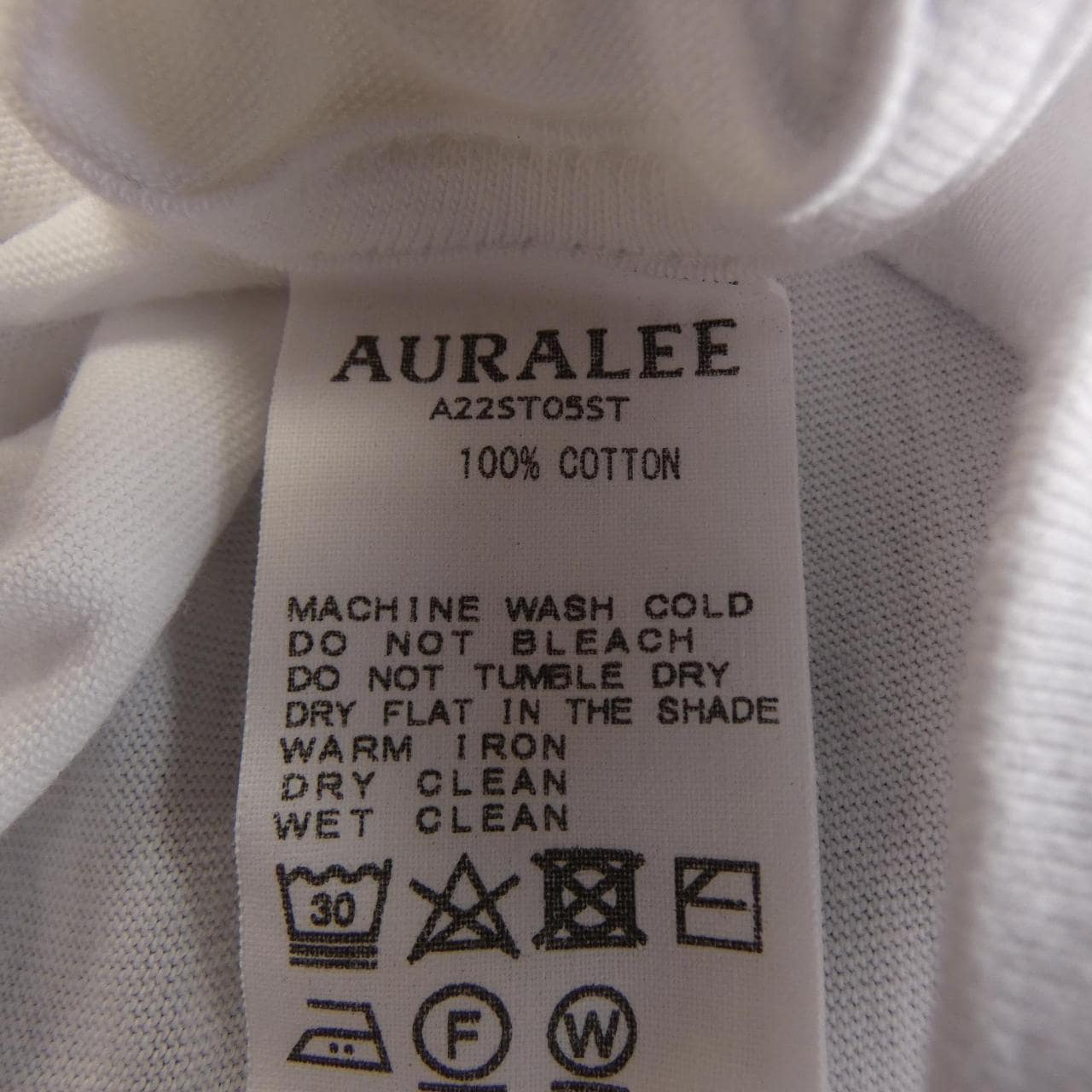 オーラリー AURALEE A22ST05ST Tシャツ