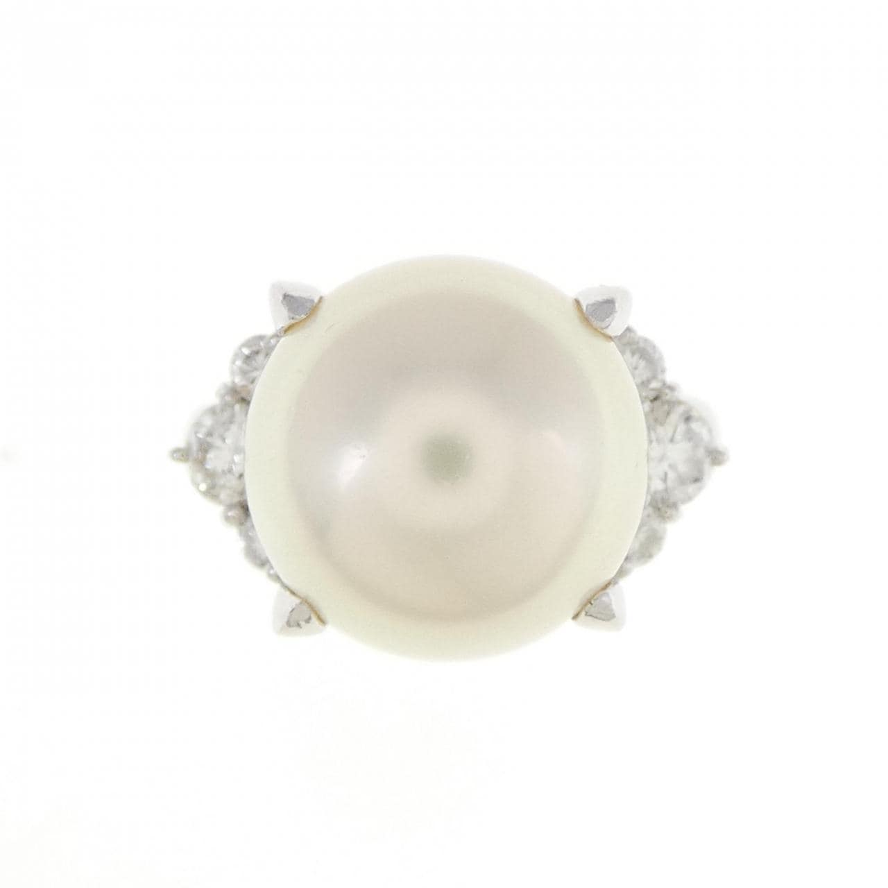 PT白蝶珍珠戒指11.7mm