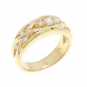 K18YG ダイヤモンド リング 0.28CT