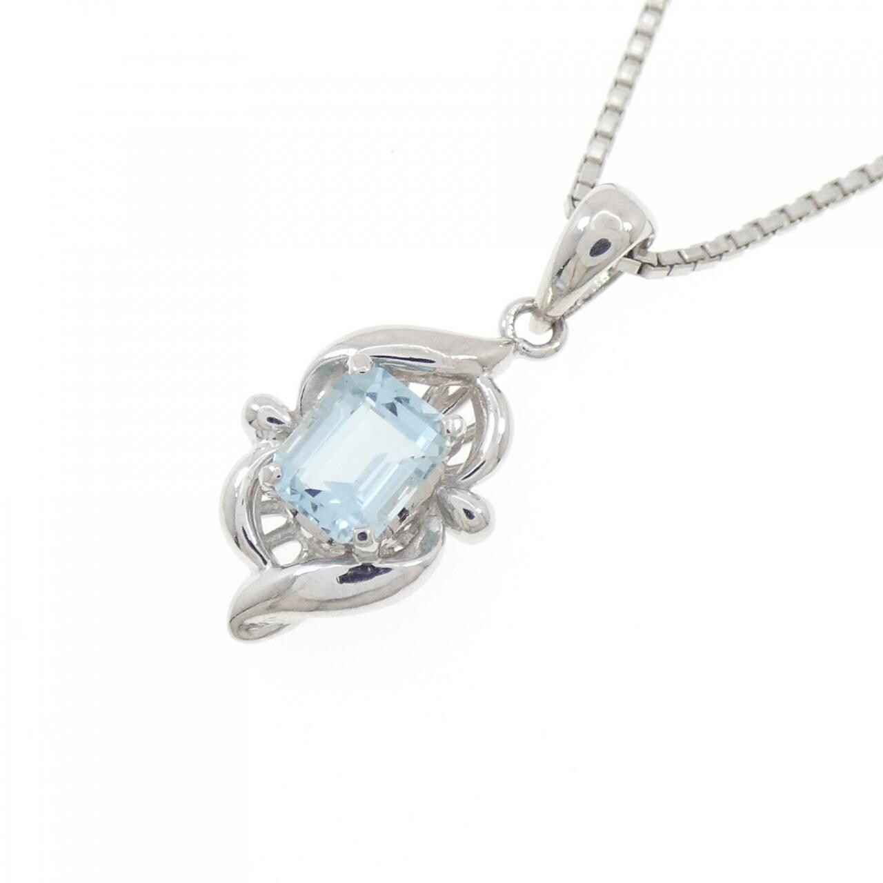 PT900/PT850 アクアマリン ネックレス 0.537CT