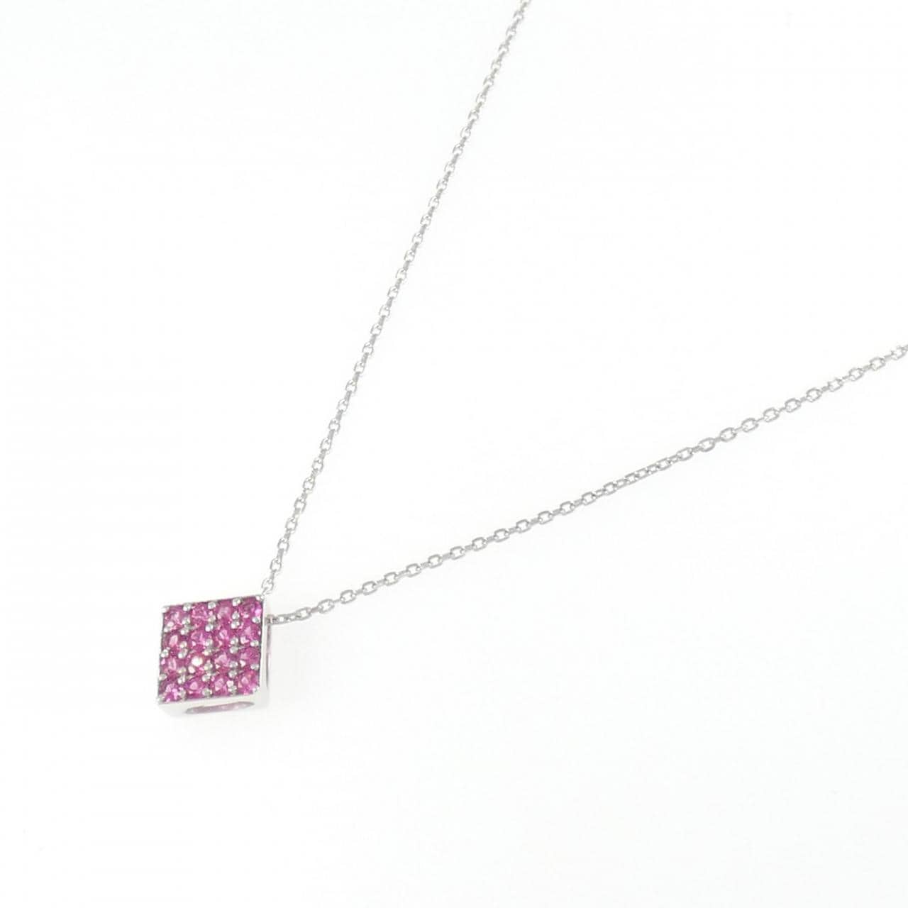 K18WG スピネル ネックレス 0.50CT