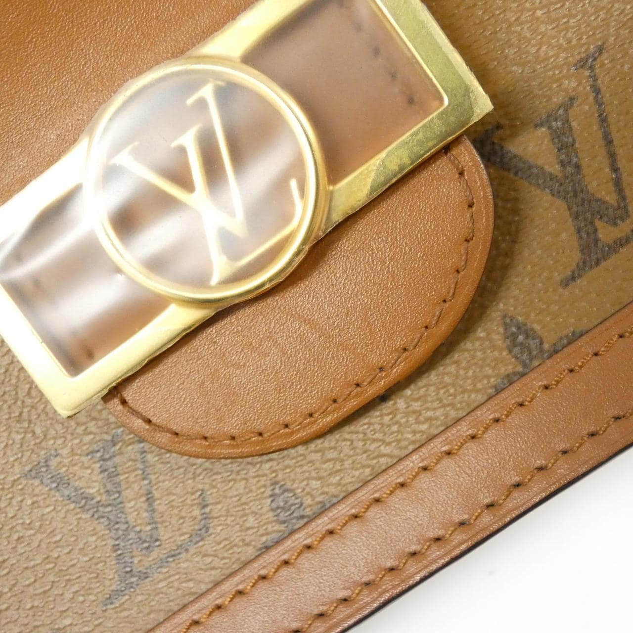 LOUIS VUITTON Monogram Reverse Dauphine MM M45958 肩背包