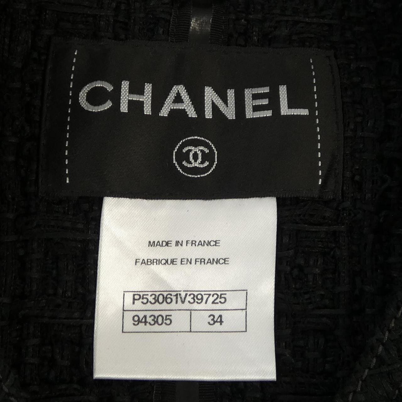 シャネル CHANEL P53061V39725 ノーカラージャケット