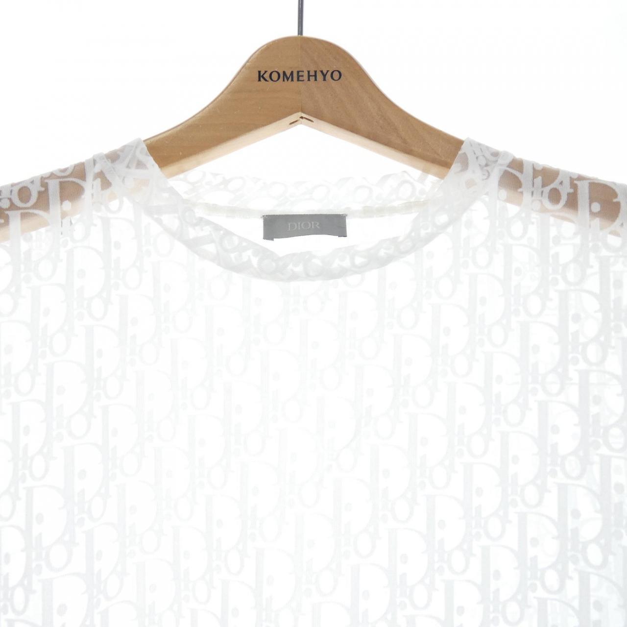ディオール DIOR オーブリークシースルーTシャツ　OBLIQUE 923J615A0537 トップス
