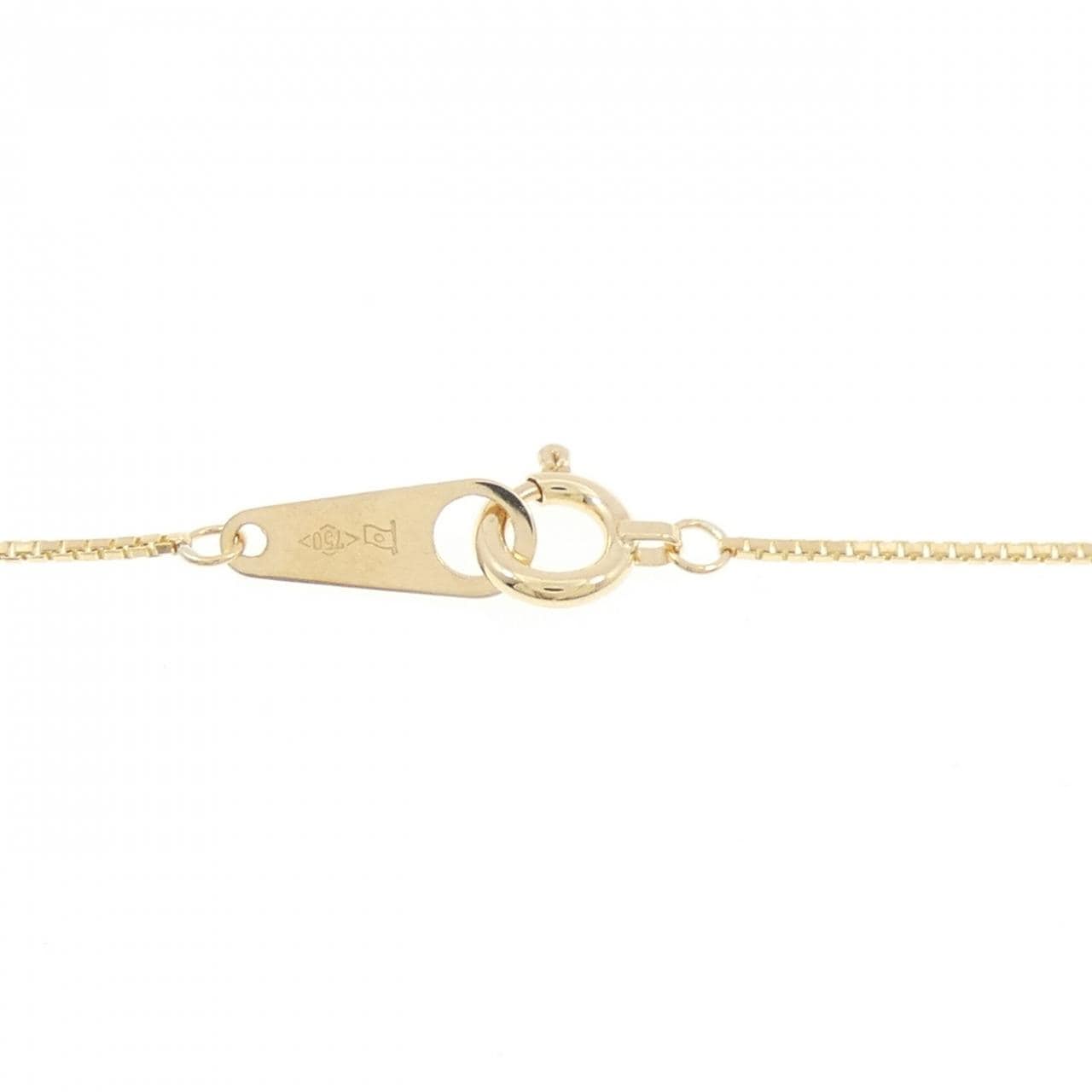 K18YG クロス ルビー ネックレス 0.30CT