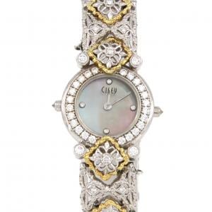 【ノーメンテナンス還元価格】ジュエリーウォッチ WGxPTxYG/D･4P 2000 WG クォーツ