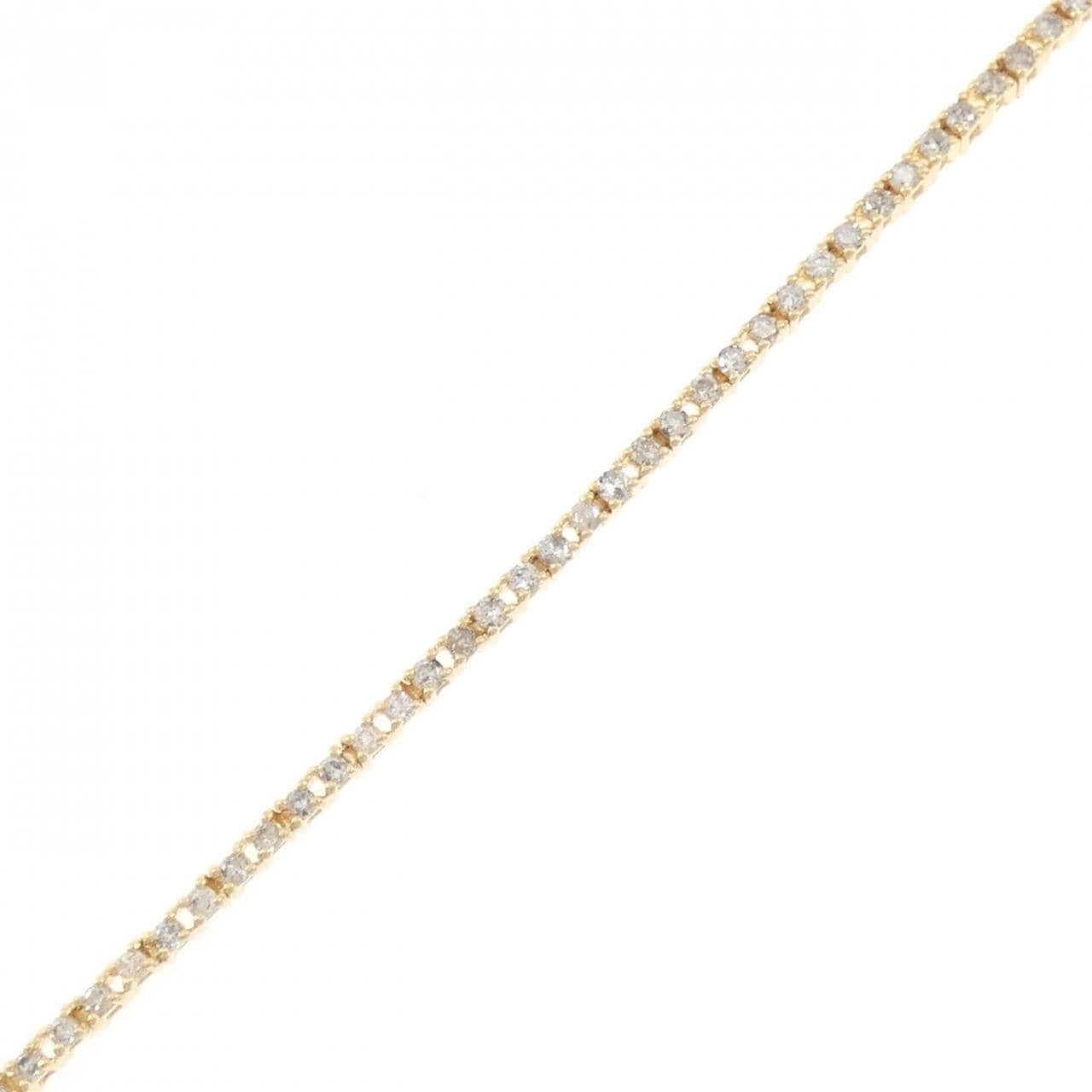 K18YG ダイヤモンド ブレスレット 1.00CT