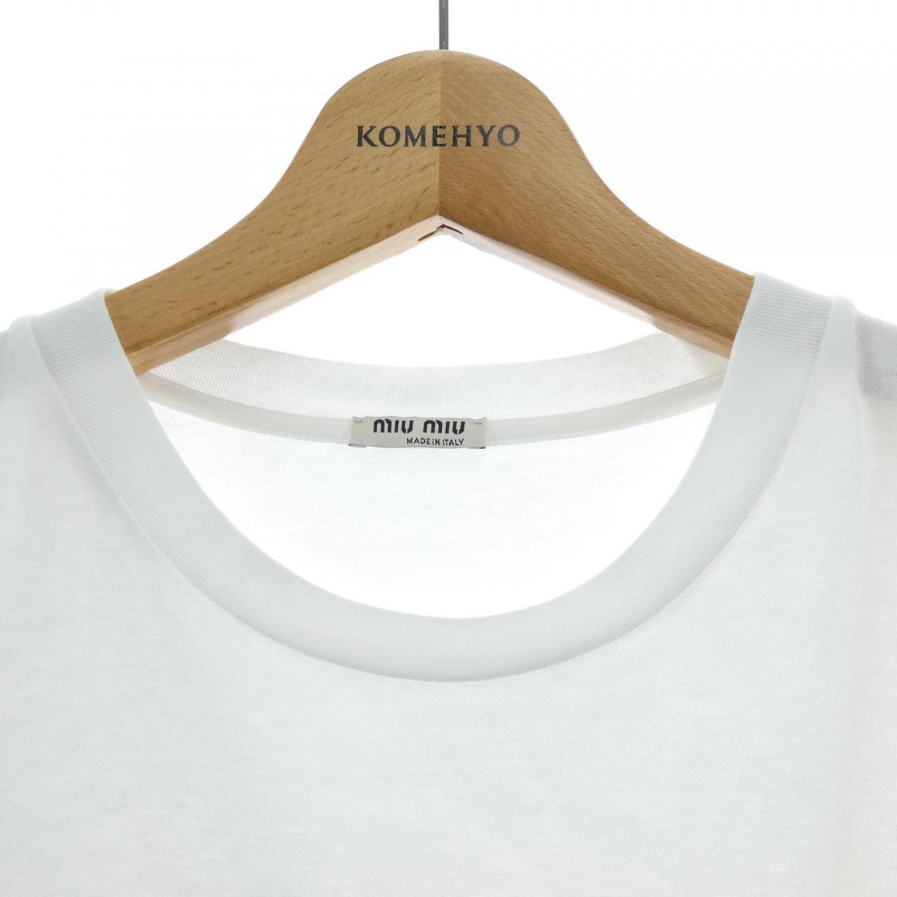 ミュウミュウ MIU MIU DNA848 1UGO Tシャツ