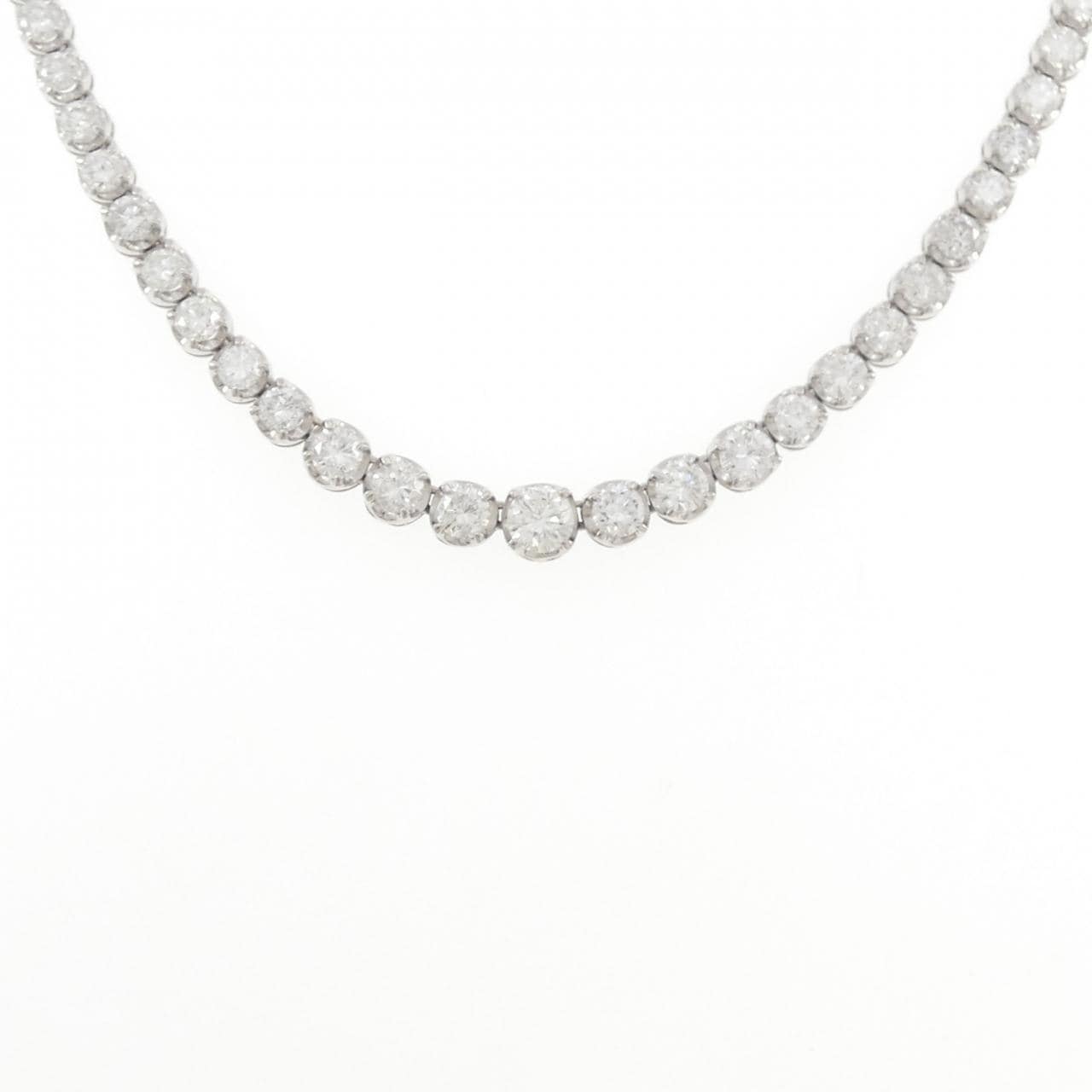 PT900 ダイヤモンド ネックレス 10.00CT