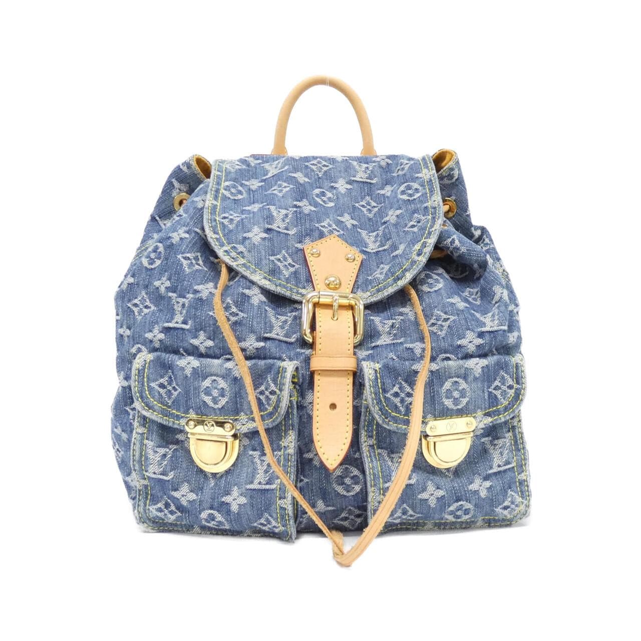 LOUIS VUITTON Monogram牛仔布袋广告 GM M95056双肩包