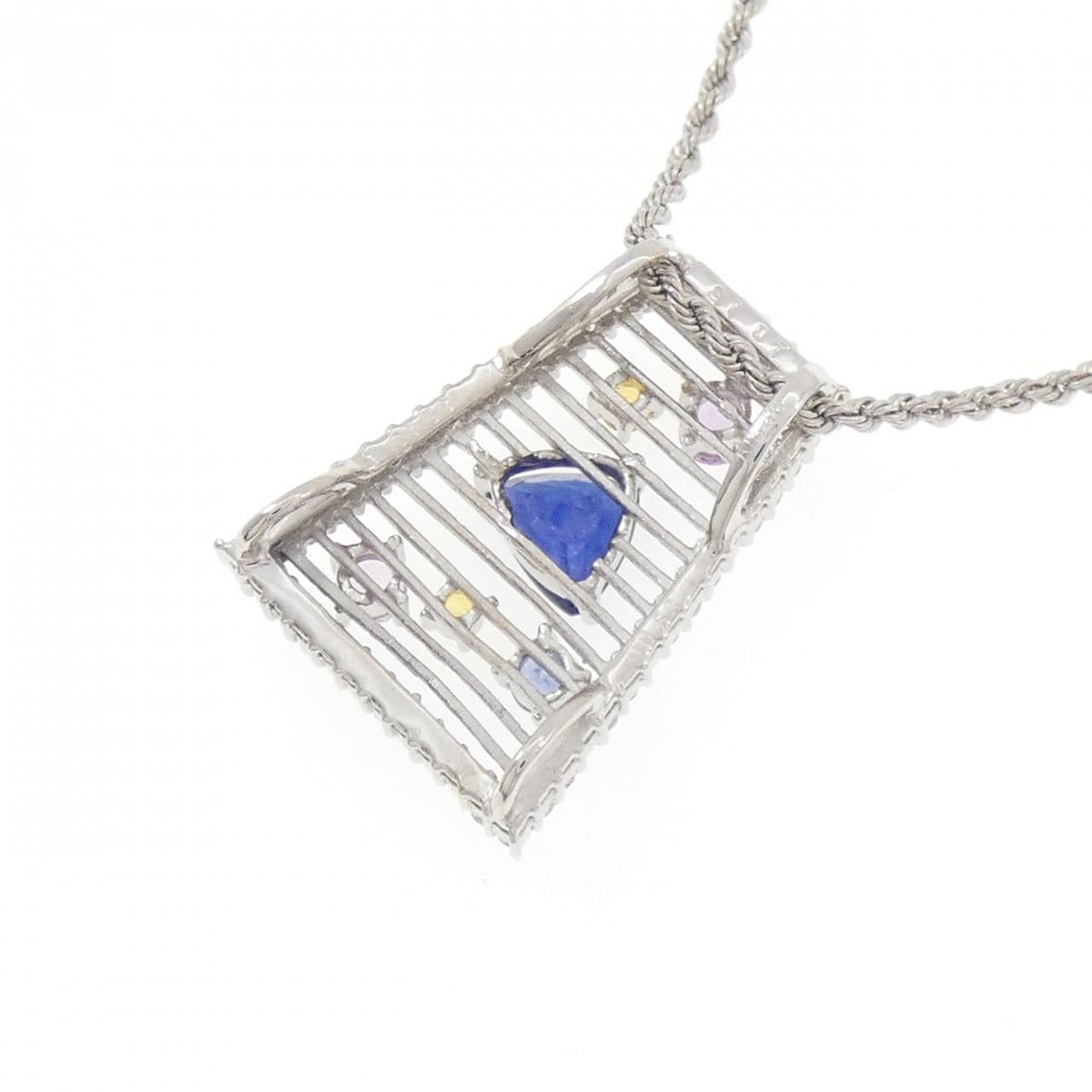 K18WG サファイヤ ネックレス 1.65CT