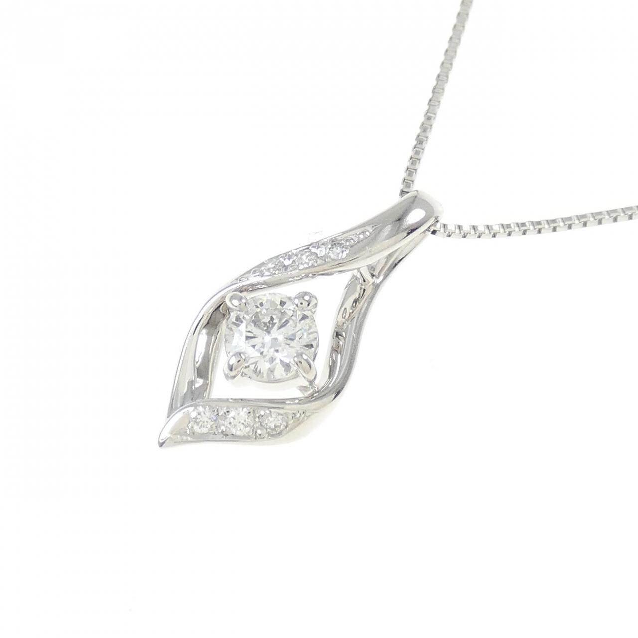 PT900/PT850 ダイヤモンド ネックレス 0.195CT