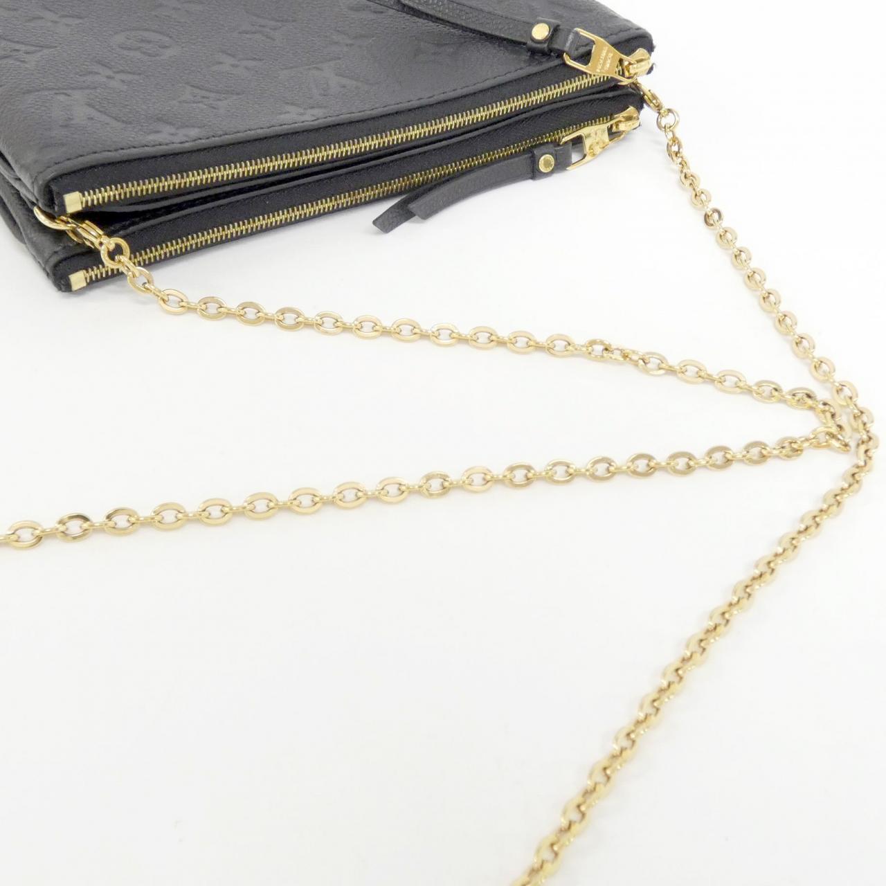 LOUIS VUITTON Monogram Empreinte Pochette 双拉链 M68568 单肩包