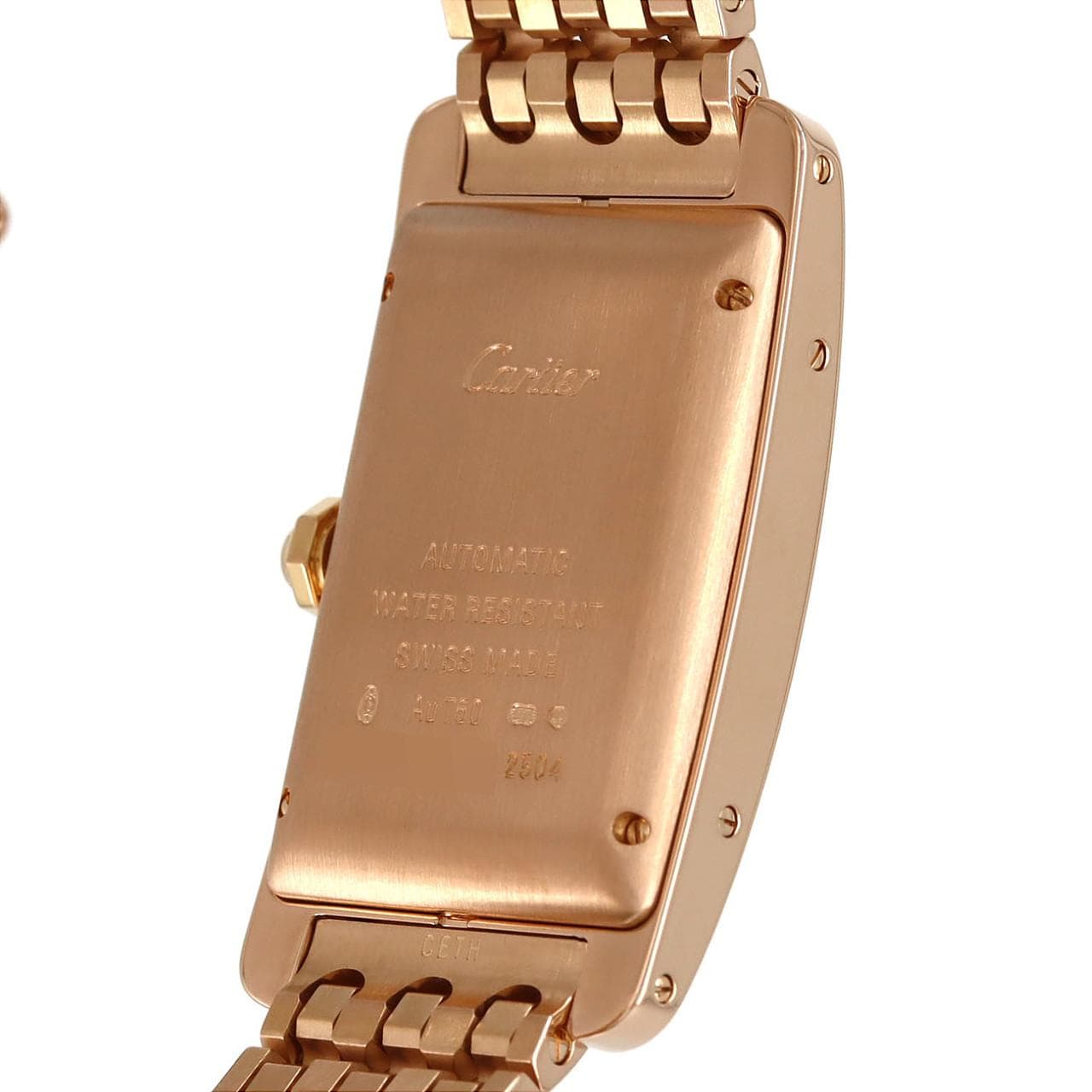 カルティエ タンクアメリカンMM PG/2D WB710010 PG･RG 自動巻