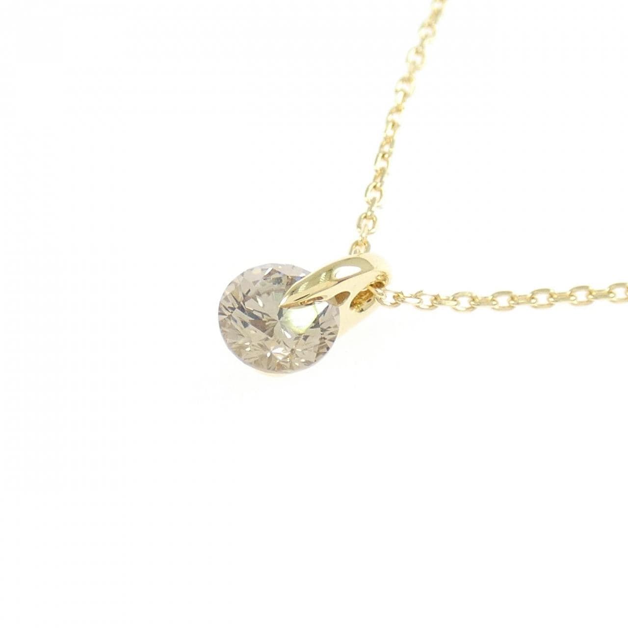 K18YG ダイヤモンド ネックレス 0.35CT