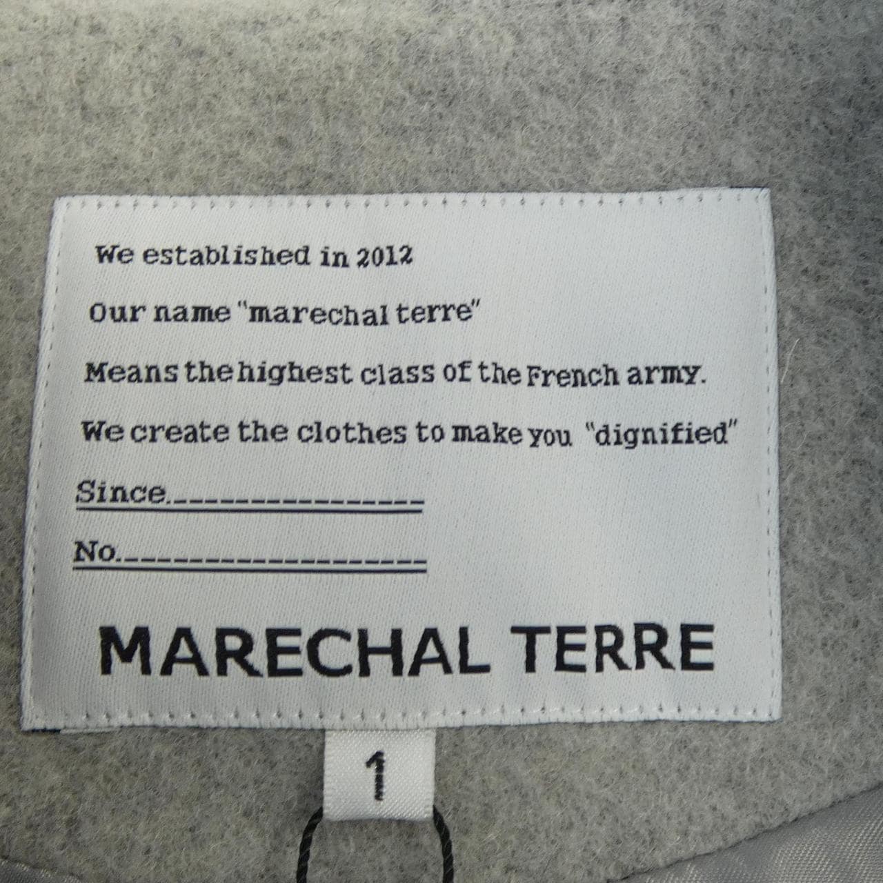 MARECHAL TERRE ZMT174CO004 コート