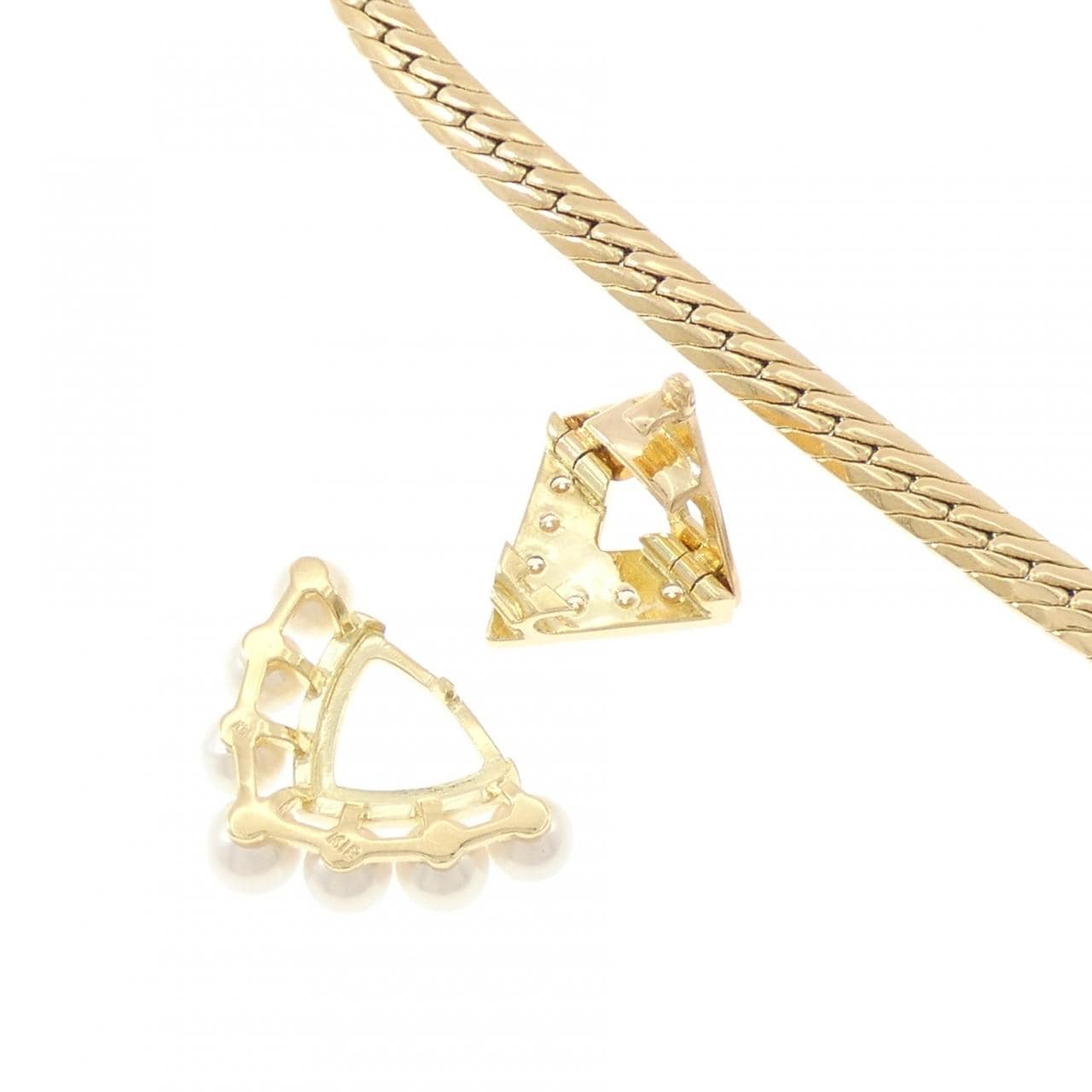 ミキモト カラーストーン ネックレス