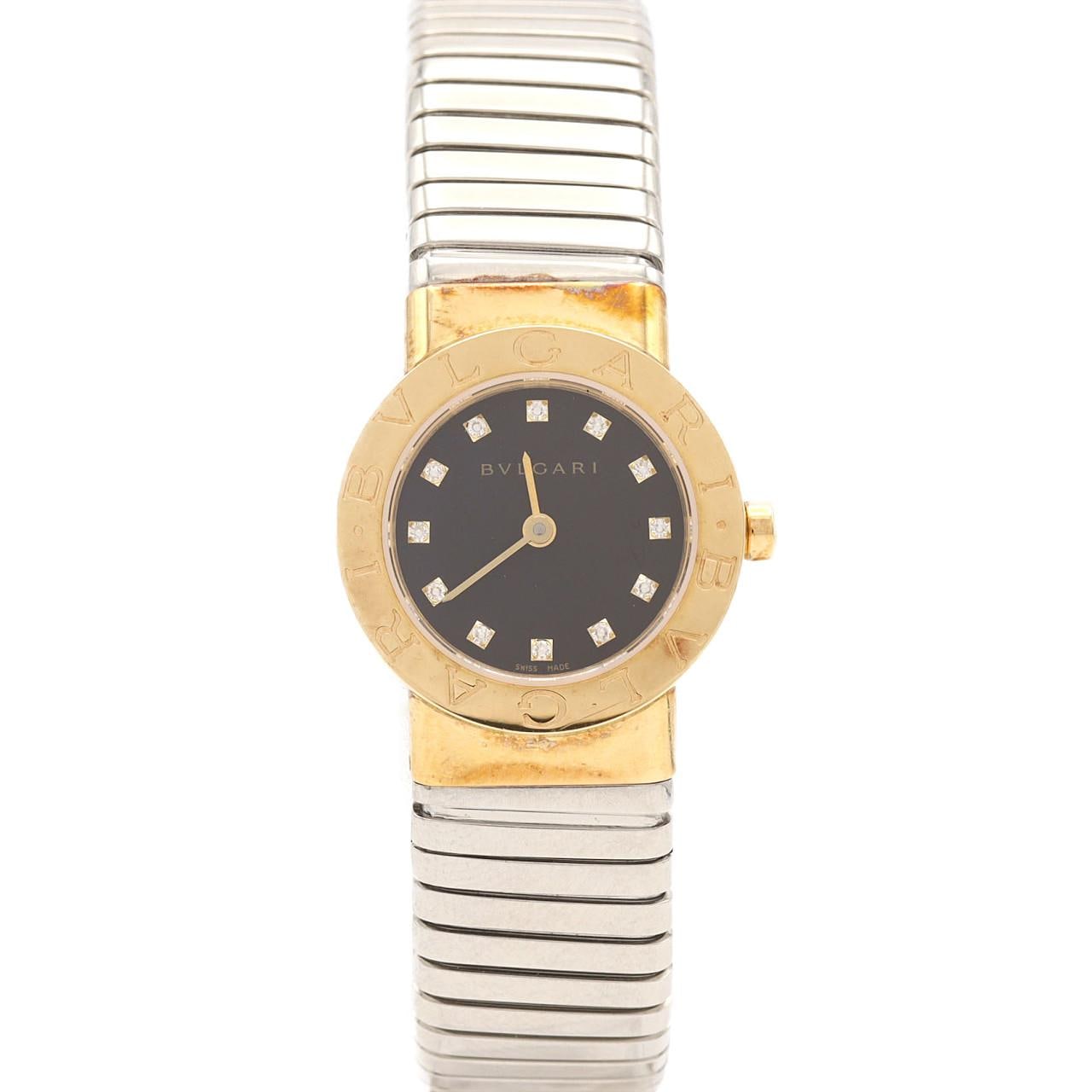 【ノーメンテナンス還元価格】ブルガリ ブルガリブルガリトゥボガス コンビ･12P Lサイズ BB232TG/12 YG クォーツ