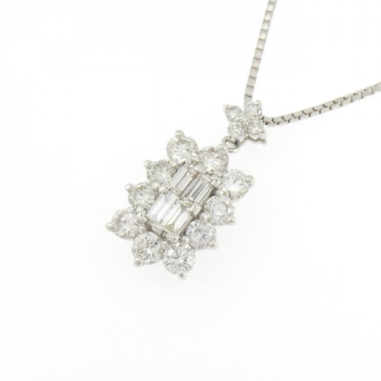PT900/PT850 ダイヤモンド ネックレス 1.50CT