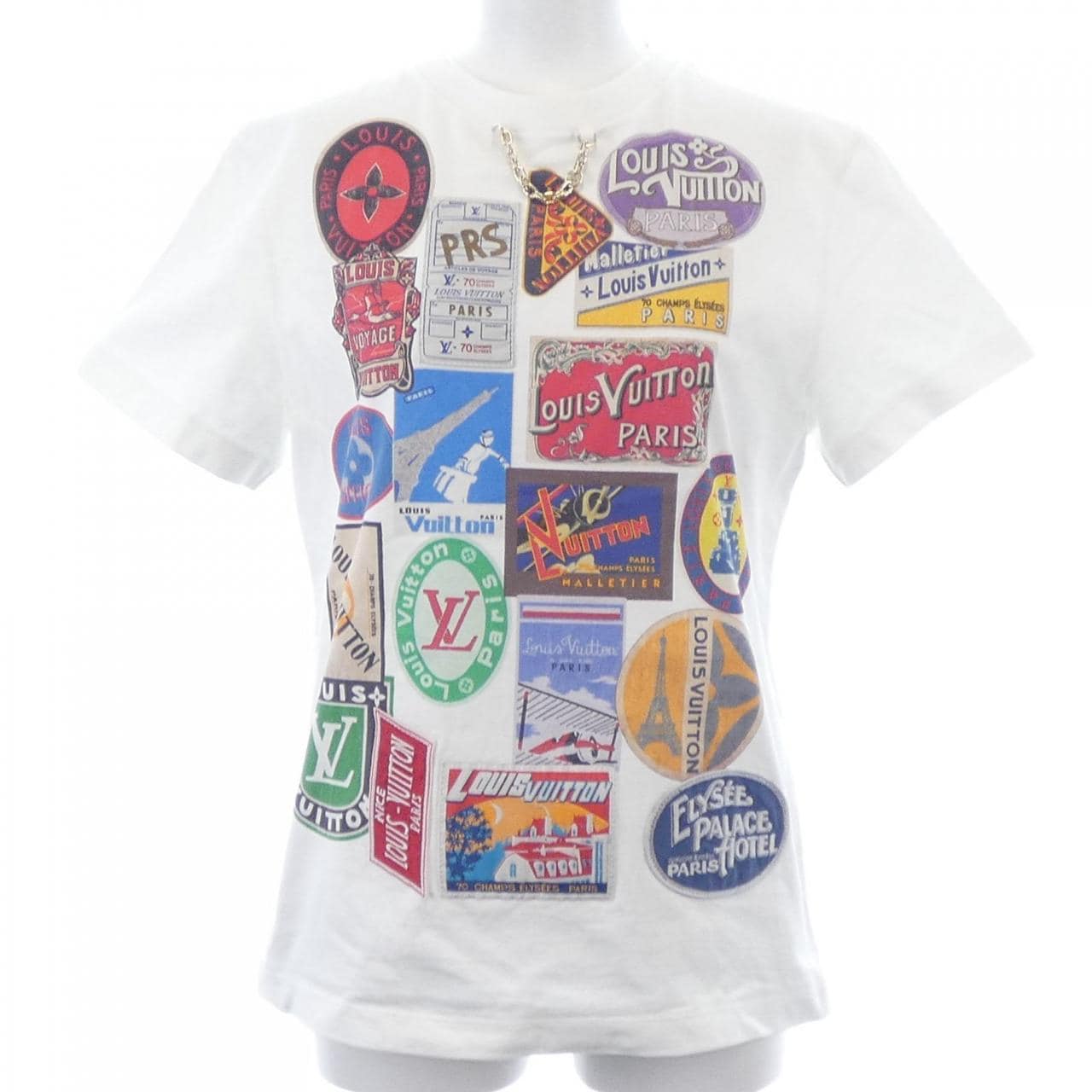 ルイヴィトン LOUIS VUITTON トラベルパッチ FRTB03API Tシャツ