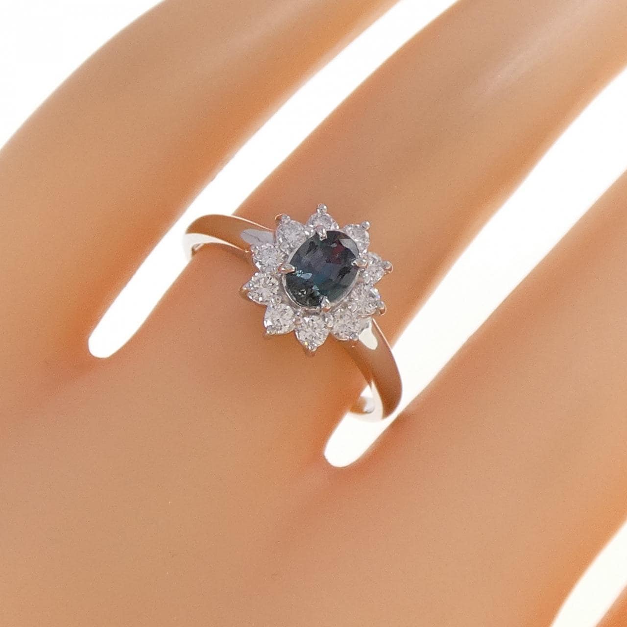 タサキ アレキサンドライト リング 0.40CT