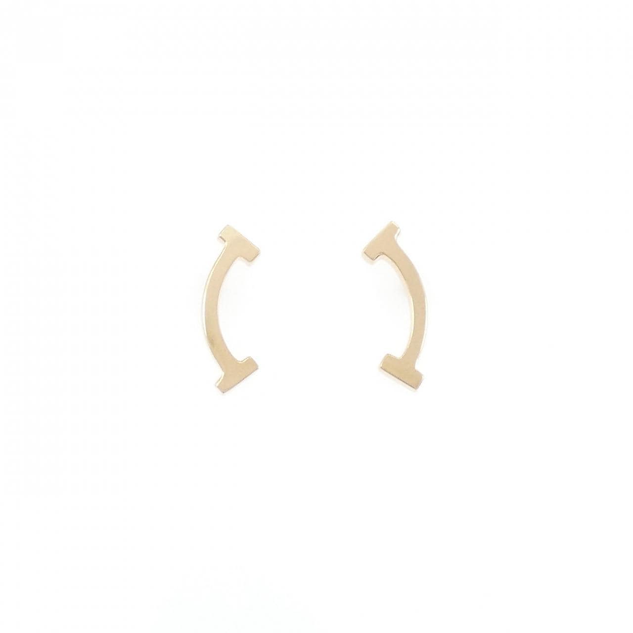 ティファニー Tスマイル ピアス