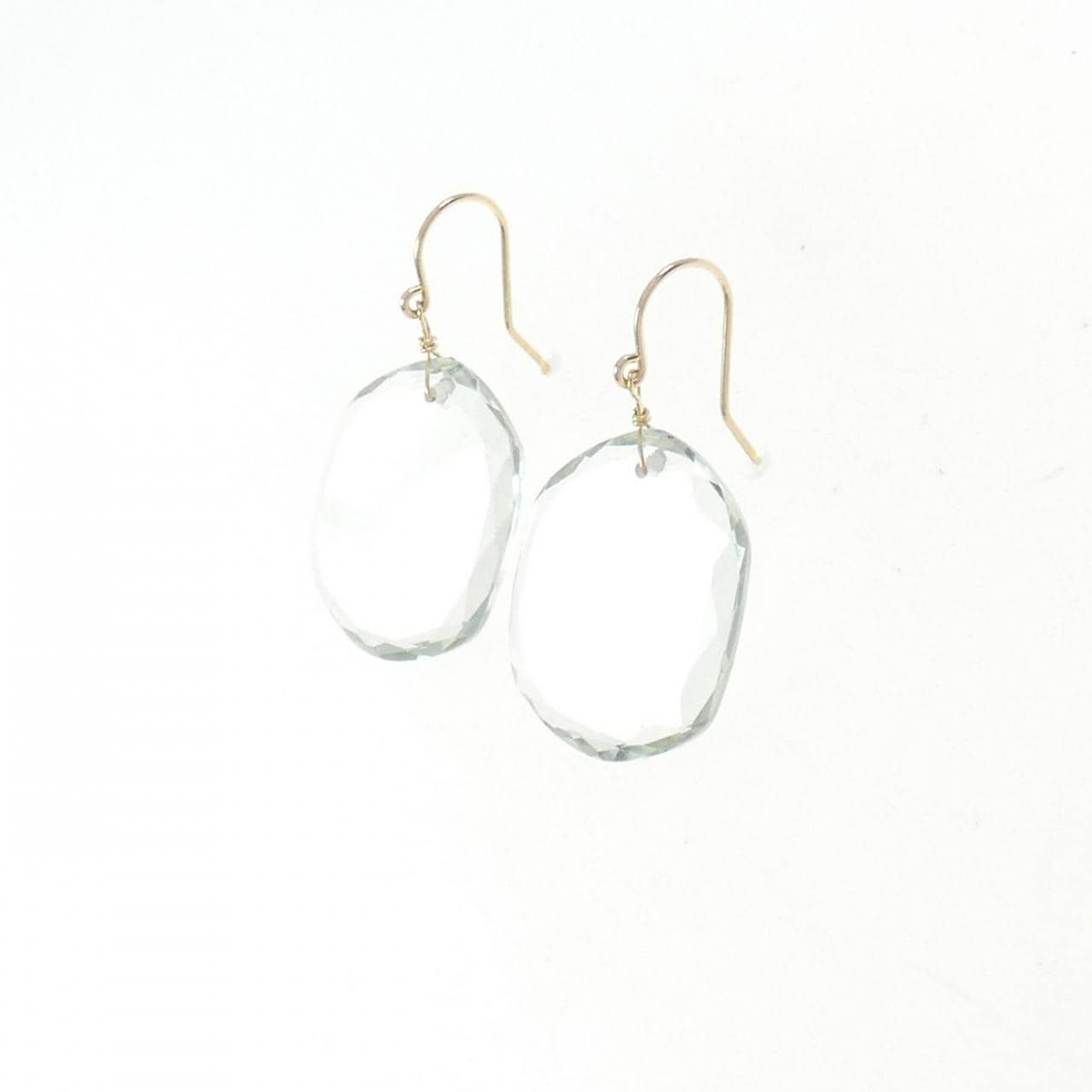 [BRAND NEW] K18YG Quartz earrings