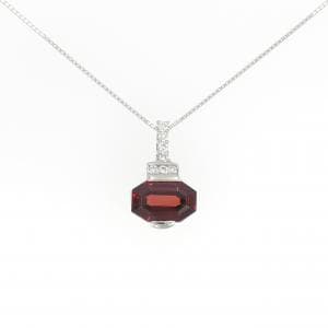 PT ガーネット ネックレス 4.09CT
