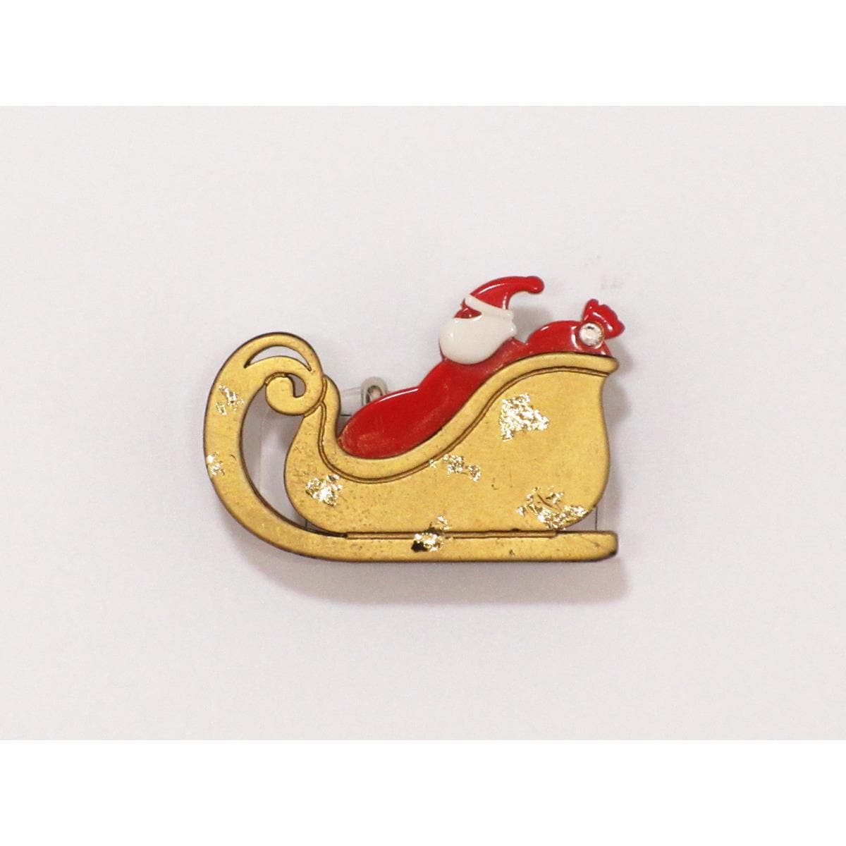 【新品】帯留　クリスマス