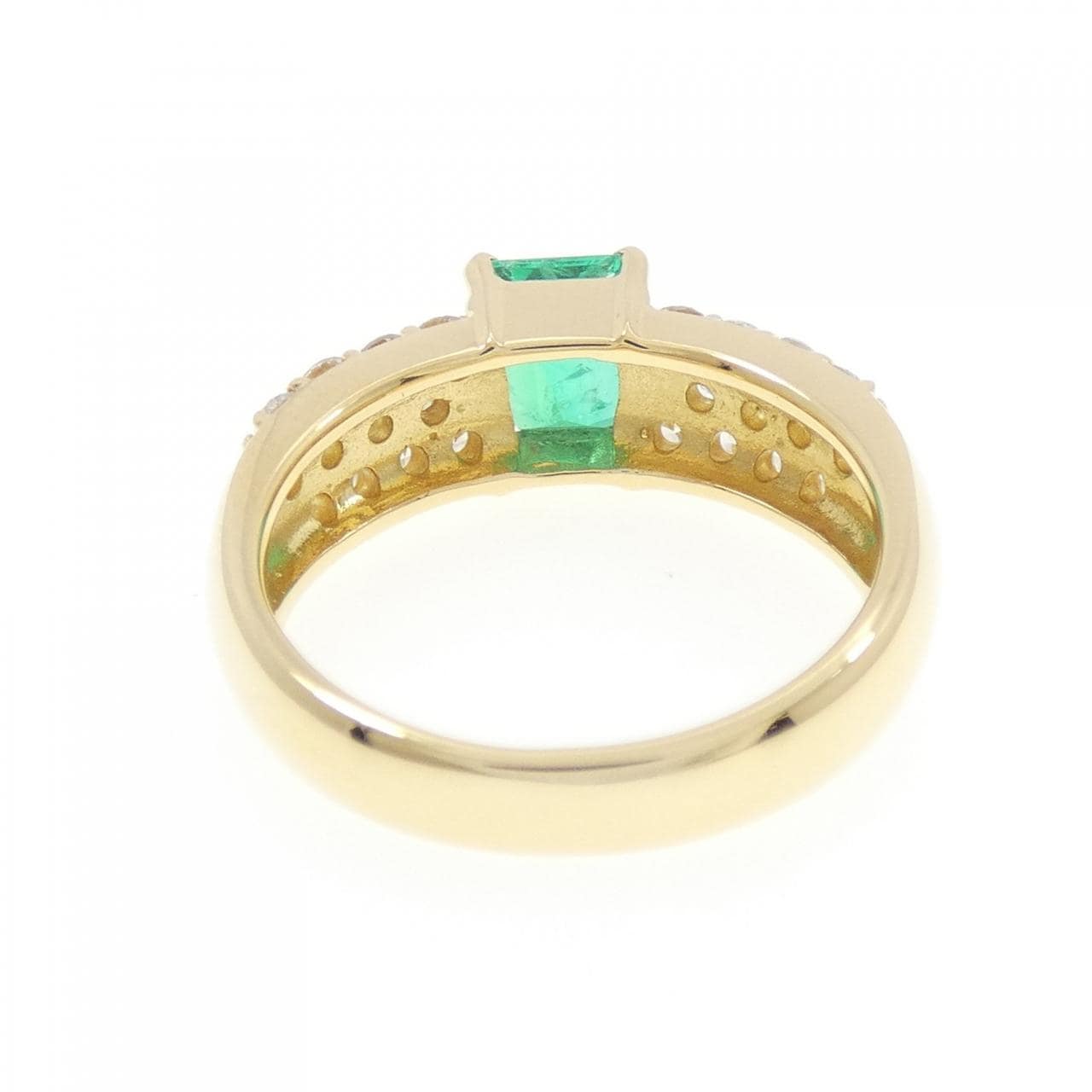 K18YG エメラルド リング 0.95CT