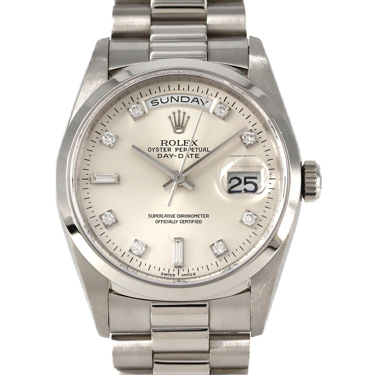 ロレックス デイデイト 18206A. PT 自動巻 A番