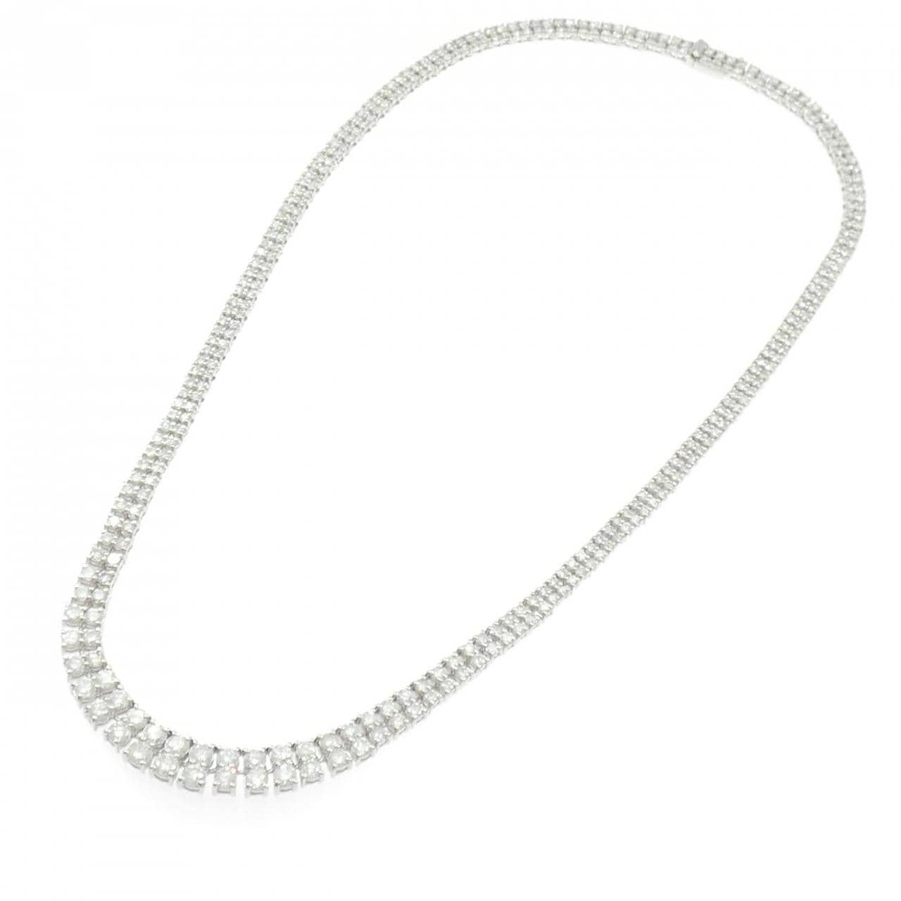 PT850 ダイヤモンド ネックレス 10.00CT