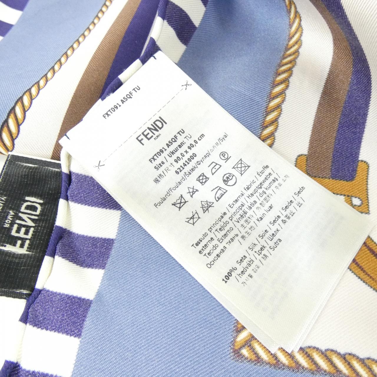 フェンディ FXT091 ASQF スカーフ