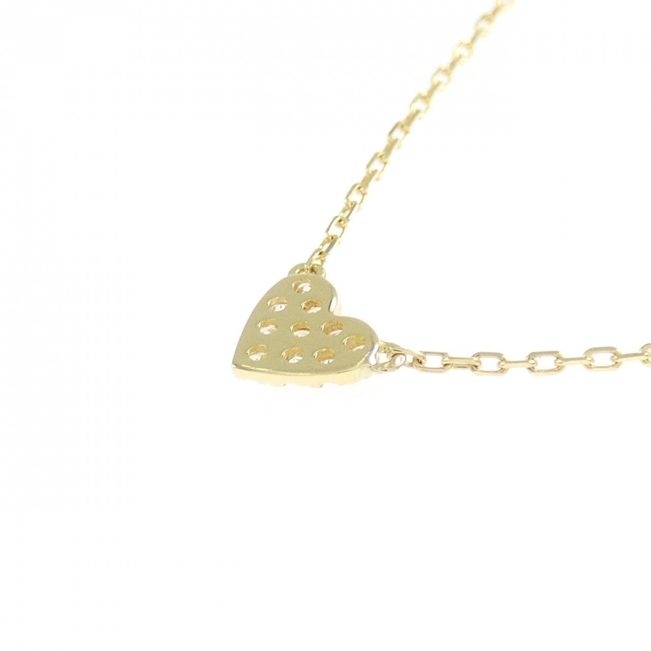 アーカー ハートパヴェ ネックレス 0.05CT
