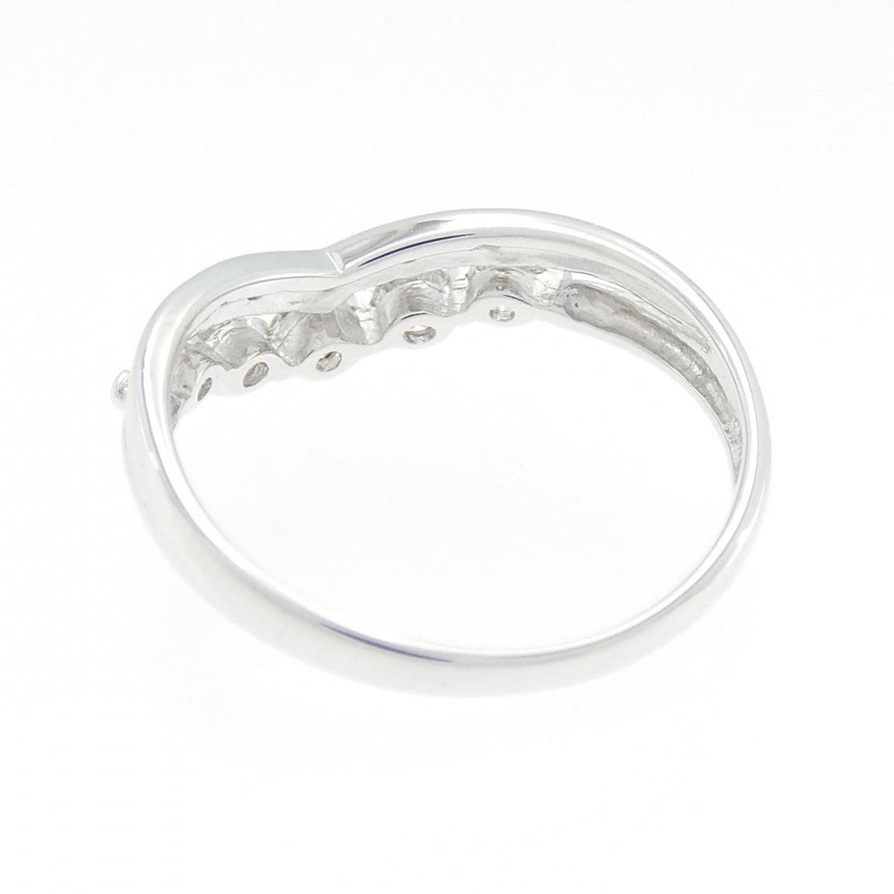K18WG ダイヤモンド リング 0.50CT