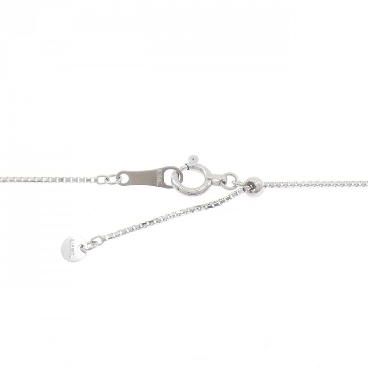 K18WG カルセドニー ネックレス