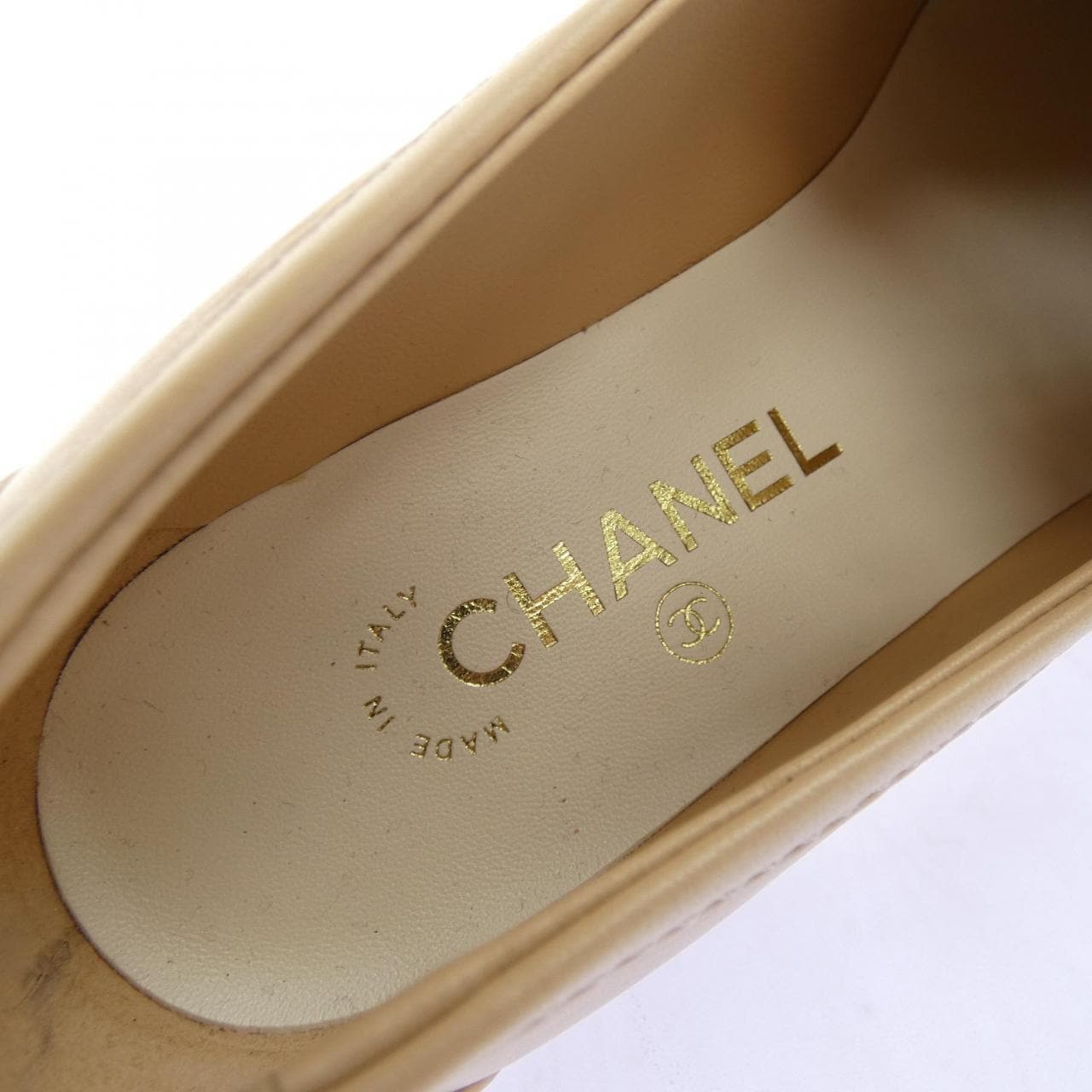 シャネル CHANEL ターンロック モカシン G45474B15482 シューズ