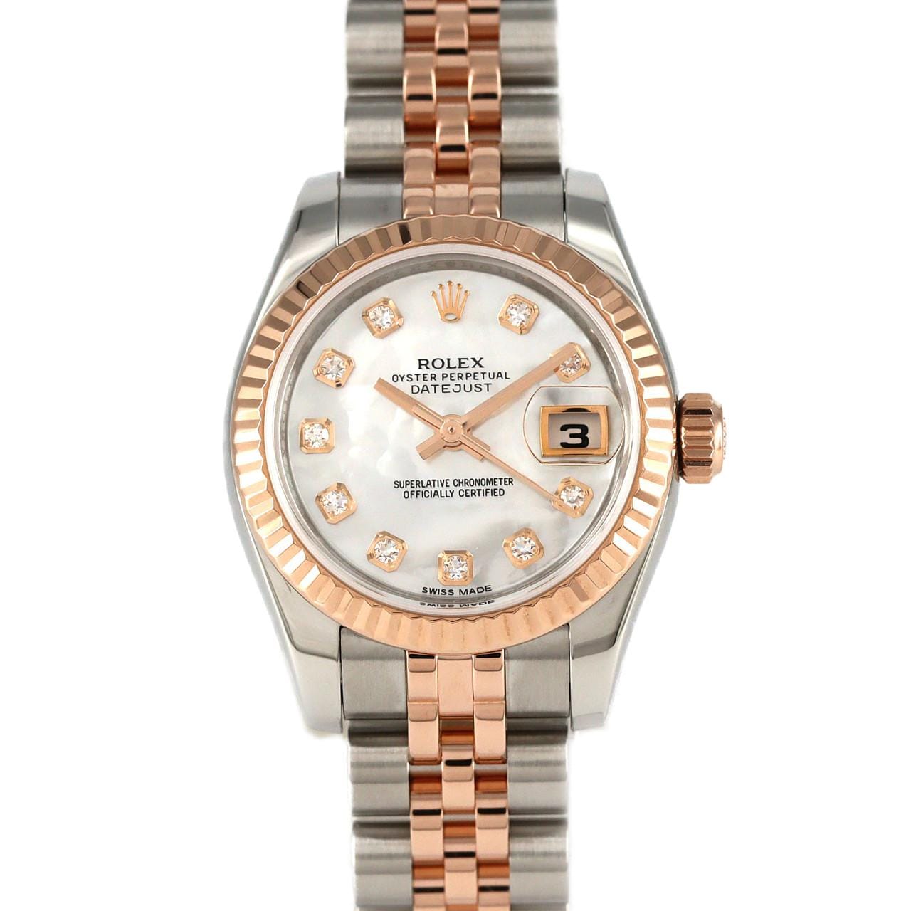 ロレックス デイトジャスト 179171NG SSxPG 自動巻 ランダム番