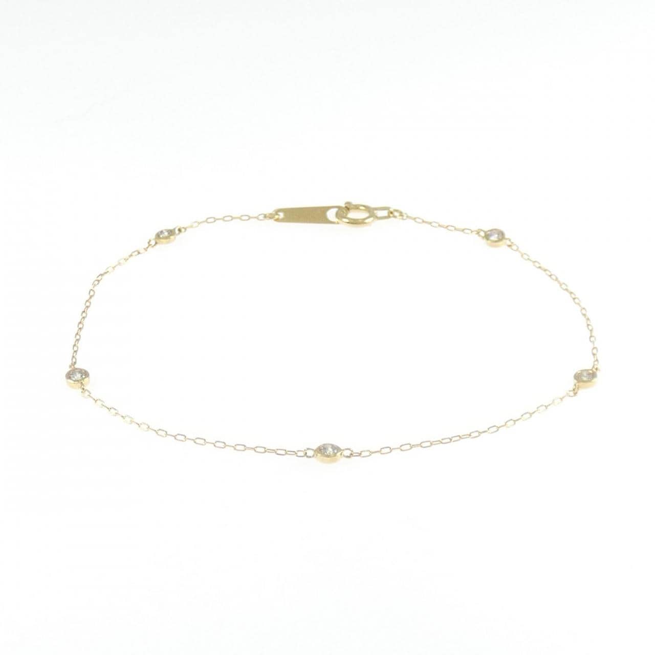 K18YG ダイヤモンド ブレスレット