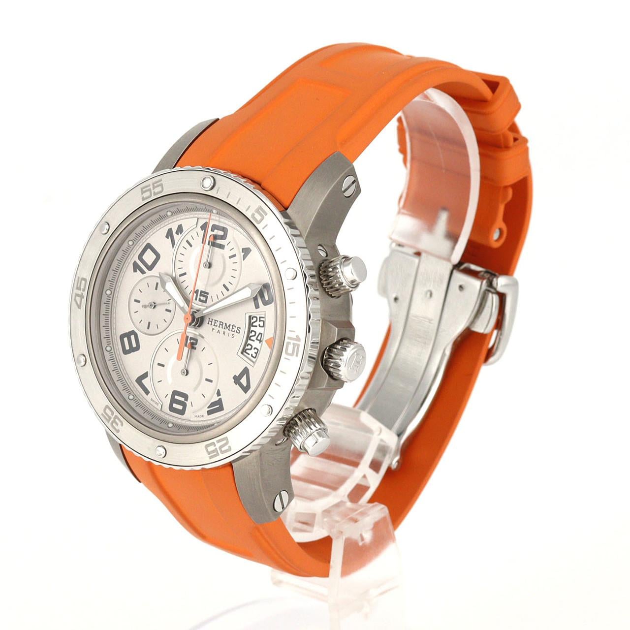 エルメス クリッパーダイバークロノメカニック SSxTI CP2.941/W035437WW00 SSxTI 自動巻