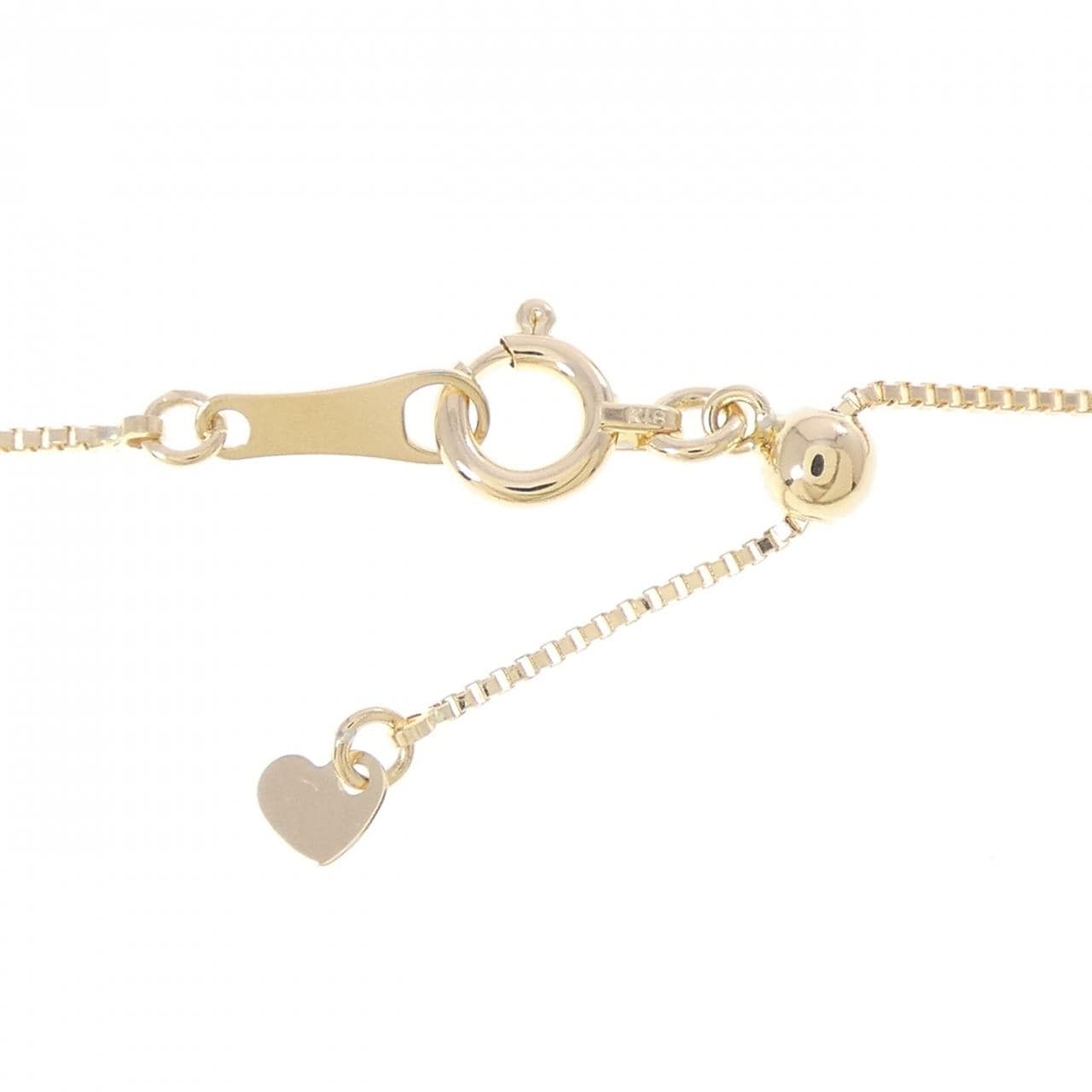 K18YG ソリティア ダイヤモンド ネックレス 1.005CT
