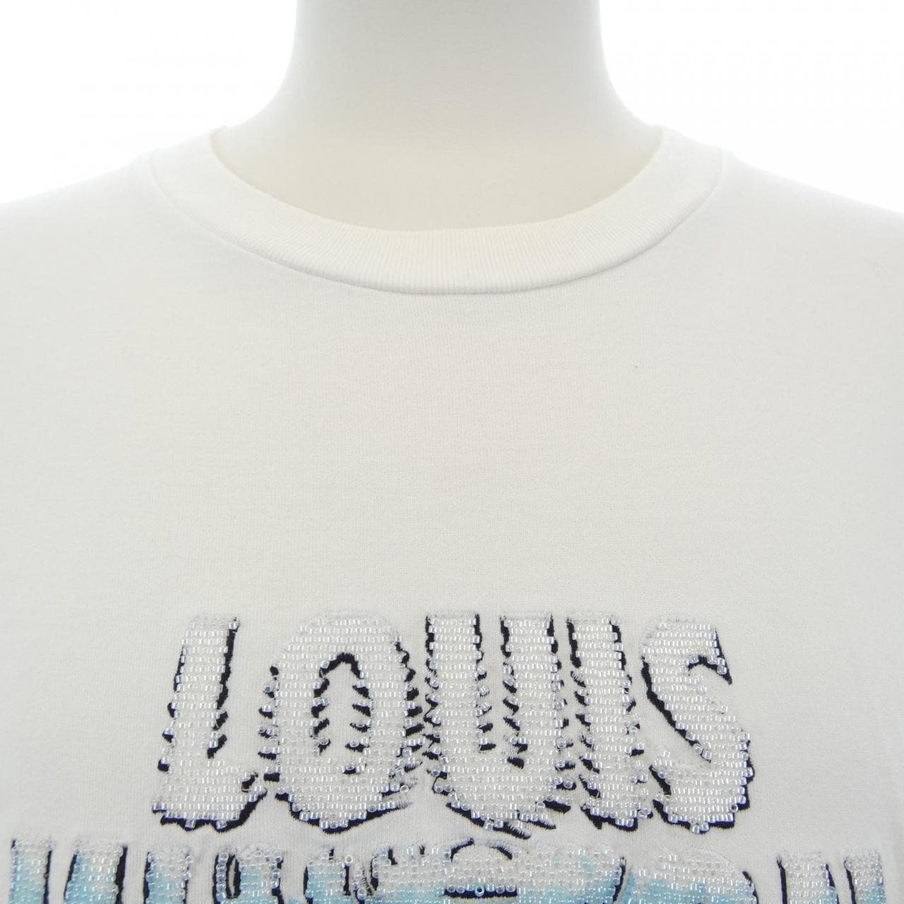 ルイヴィトン LOUIS VUITTON エンブロイダードビーズコットンTシャツ HPY35WNPG Tシャツ